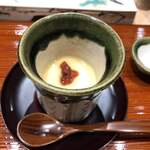 鮨旬美西川 - 梅肉、茶碗蒸し