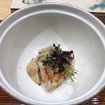 鮨旬美西川 - 北海道産　あん肝とシャリ