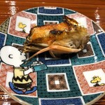 鮨旬美西川 - 車海老の頭　炭火焼き