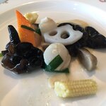 Chuugokuryouri Rihou - 帆立貝と野菜の柚子胡椒炒め