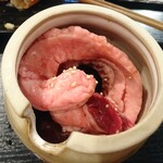 炭火焼肉名門 いのまた - 中落ちカルビ壺付け