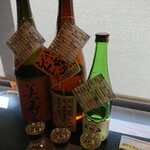 名酒センター -  3種類飲み比べだと、100円引き