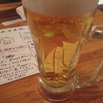 居酒屋 がんこ - 生ビール中