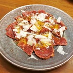 旬素材dining近咲暮 - 桜肉のカルパッチョ　￥1,330