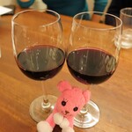 旬素材dining近咲暮 - 赤グラスワイン　￥490