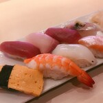 江戸前 びっくり寿司 - そばセット