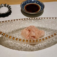 代官山 鮨 たけうち - カワハギの肝和え