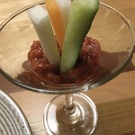 白金温泉郷 森の旅亭 びえい - スティック野菜♬
      長芋が美味しかった♡
      自家製諸味噌がヤバ旨(≧∇≦*)