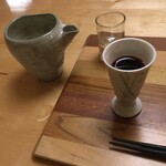 白金温泉郷 森の旅亭 びえい - 食前酒♬
      日本酒は｢雪のゆりかご｣♬
