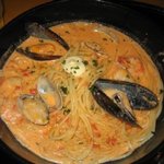 五右衛門 - 地中海風エビとアサリのスープスパゲティー