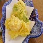 食彩工房 そばの華 - 「天ぷら」選択品（三品の中）です
