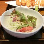 串かつ料理 活 - 日替定食 900円 のサラダ
