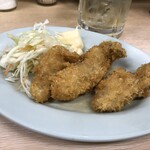 京屋本店 - 牡蠣フライ@350円