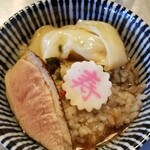 ボニートスープヌードルライク - 鴨の炊き込みご飯をリゾットに♪