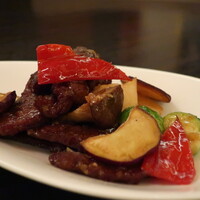 中国料理 彩龍 - 和牛のXO醤炒めアップ