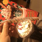 スターバックス・コーヒー - サンタブーツチョコレートフラペチーノ(SANTA BOOTS CHOCOLATE Frappuccino)