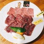 縁 - 和牛三種盛り 珍しくハネシタが。