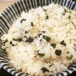 内神田 うてな - 若布、白胡麻炊き込みご飯