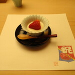 季節料理　なかしま - 西条鶴甘酒のプリン