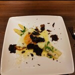 創作イタリアン Gemelli - ホワイトアスパラガスのミラノ風　トリュフバターソースo(>∀<*)o