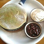 なないろカフェ シェリーのポッケ - 【2020/1】抹茶スフレパンケーキ
