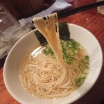 浜堂ラーメン - 麺のリフトアップ