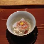 御料理 樋渡 - 刺身湯ばに車海老のお造り