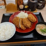 Katsuya - ラーメンコロッケとロースカツ定食