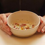 122831559 - スープ 蕪とラルドのポタージュ、柚子の香り