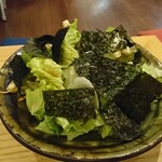 わたるべ - レタスと海苔のサラダ
