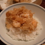 天麩羅　中清 - 鳳凰コース・食事、天丼で頂く天麩羅