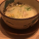 博多美食と日本酒　響喜 - 金粉入り茶碗蒸し