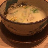 博多美食と日本酒　響喜 - 金粉入り茶碗蒸し