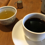 Kannu - 緑茶が出てくるのは高知の喫茶のデフォです(*^○^*)