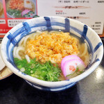 讃岐麺処 か川 - 年明けうどん桜えび天入り