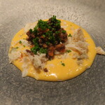 イタリアン オット - セイコ蟹とスクランブルエッグ