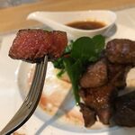 ビストロ セレニテ - 上州牛のカットステーキ山盛り