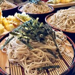 追分そば茶家 - 天ざるそば 1,900円弱