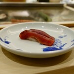 鮨一 - ［2019/12］寿司① 大間産赤身の握り 335kgもの 一本買