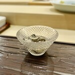 鮨一 - ［2019/12］酒肴② サロマ湖産かき レモン ブラックペッパー