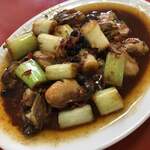 矢場味仙 - 牡蠣炒め