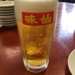 矢場味仙 - 生ビール