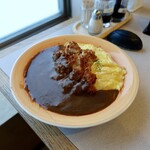 ペリカン - ［2019/12］とろとろ玉子のオムチキンカツカレー(750円)