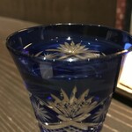 柊草はなれ - 江戸切子のグラスで（２０２０．１．３）
