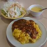 ヴィクトリアステーション - 私の、バイキングより コーンスープ&カレー&サラダ？