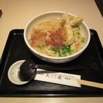 小豆島 大儀 - ごぼう天うどん（温）　968円