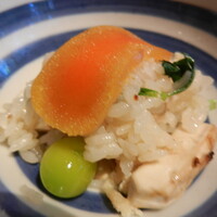 こまつ - 松茸ご飯にからすみオン