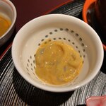 赤坂 渡なべ - いかの塩辛（サービス）