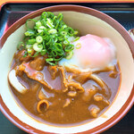 手打ちうどんますや - カレーうどん（温玉のせ）