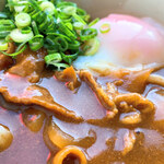 手打ちうどんますや - カレーうどん（温玉トッピング）